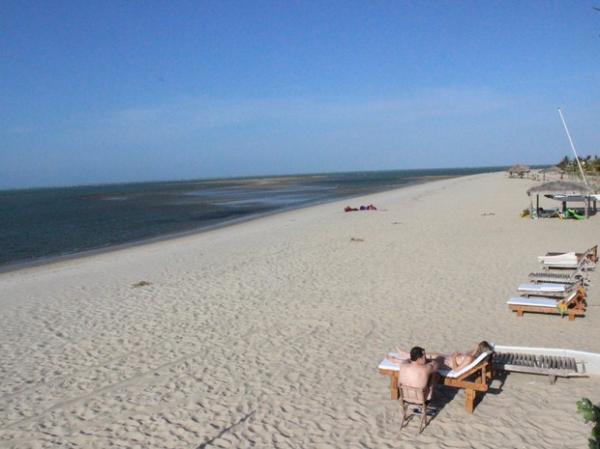 Praia de Barra Grande no Litoral piauiense vai sediar festa de r&eacute;veillon.(Imagem:Patr&iacute;cia Andrade/G1)