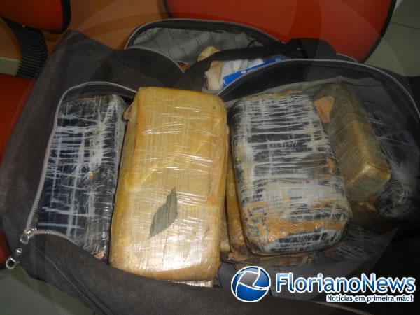 PRF de Floriano apreende drogas e arma de fogo na BR-230.(Imagem:FlorianoNews)