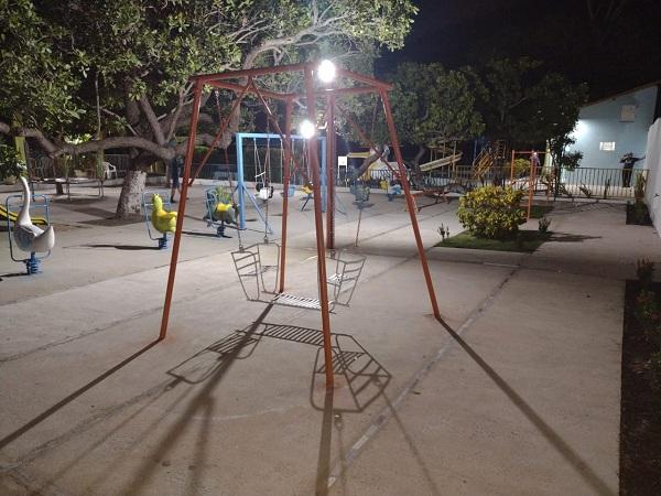 Praça dos Brinquedos da AABB Floriano.(Imagem:FlorianoNews)