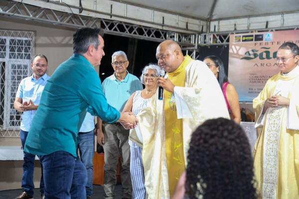 Ciro Nogueira participa do tradicional festejo de São Miguel Arcanjo(Imagem:Ascom)