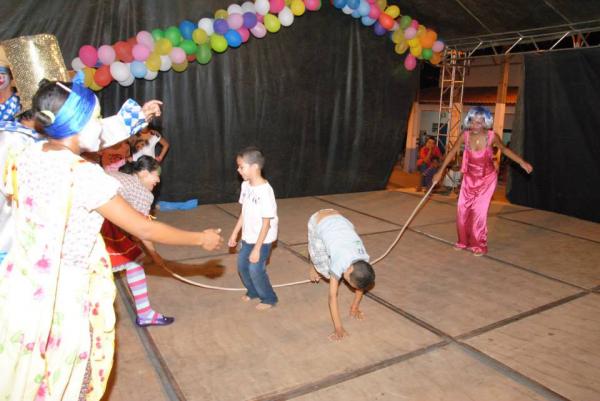 Prefeitura realizou festa em homenagem ao Dia das Crianças em Barão de Grajaú.(Imagem:Reprodução/Facebook)