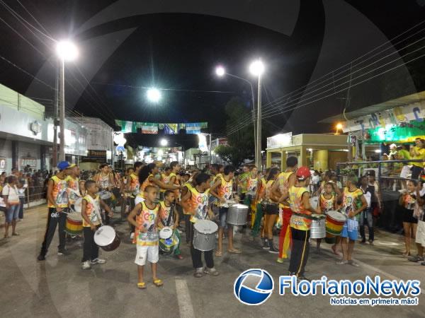 Desfile de escolas de acesso marca domingo de carnaval em Floriano.(Imagem:FlorianoNews)