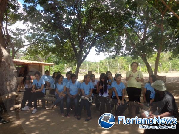 Visita &agrave; Comunidade Terap&ecirc;utica Shalom.(Imagem:FlorianoNews)