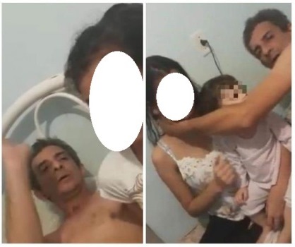 Vídeo: Polícia caça pai covarde que filmou agressão contra as filhas