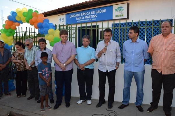 Inaugura&ccedil;&atilde;o da Unidade B&aacute;sica de Sa&uacute;de Paulo Martins.(Imagem:Waldemir Miranda)
