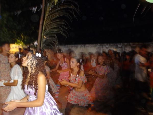Abertura do 7&deg; Arrastap&eacute; no bairro Tiber&atilde;o. (Imagem:FlorianoNews)