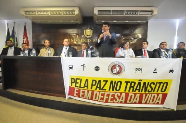 Lançamento da Campanha de Transito do Ministério Publico.(Imagem:Marcelo Cardoso)