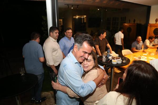 Ciro Nogueira recebe Silvio, secretários e amigos(Imagem:Divulgação)