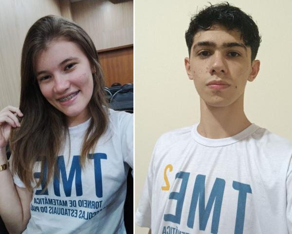 Joice da Silva - 787,5 pontos em Matem&aacute;tica | Walysson Brito Alves - 816,5 pontos em Matem&aacute;tica(Imagem:Divulga&ccedil;&atilde;o)
