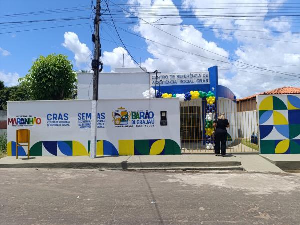 entro de Refer&ecirc;ncia de Assist&ecirc;ncia Social (CRAS) de Bar&atilde;o de Graja&uacute;.(Imagem:FlorianoNews)