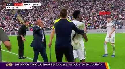Simeone pede desculpas a Vini Jr. por ter dito que Real Madrid o demitiria: "Não fui bem"