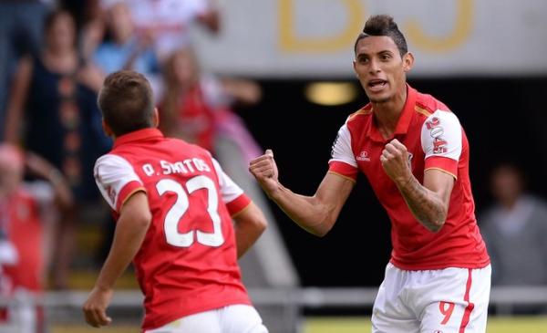 Crislan em atua&ccedil;&atilde;o no Braga.(Imagem:Reprodu&ccedil;&atilde;o/SC Braga)