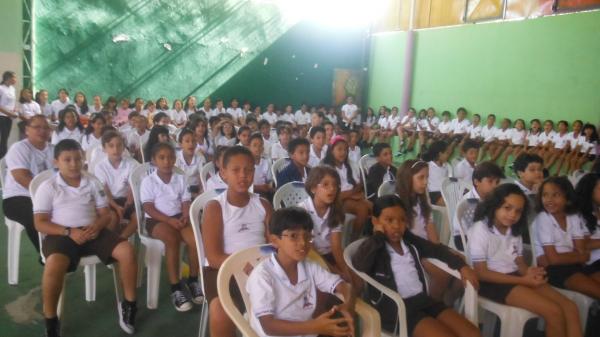 Secretária de Meio Ambiente ministrou palestra na Escola Pequeno Príncipe.(Imagem:FlorianoNews)