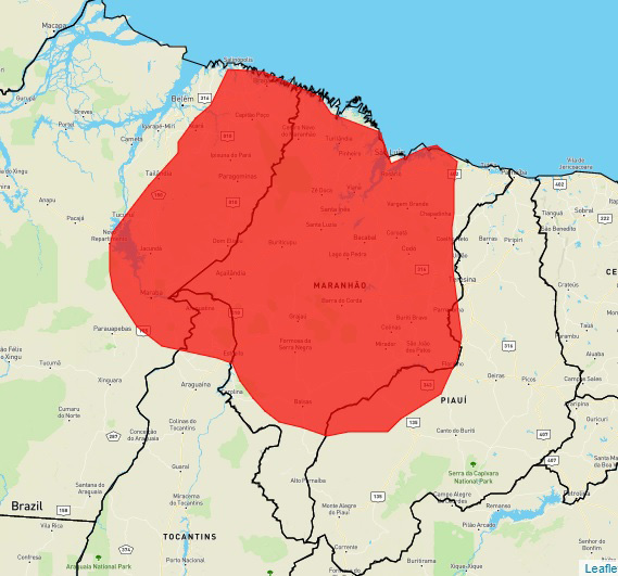 Inmet emite alerta vermelho de chuvas intensas para 18 cidades do Piauí
