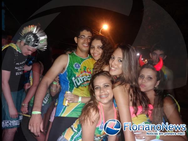 Chicabana agita arrastão na abertura do carnaval de Floriano.(Imagem:FlorianoNews)