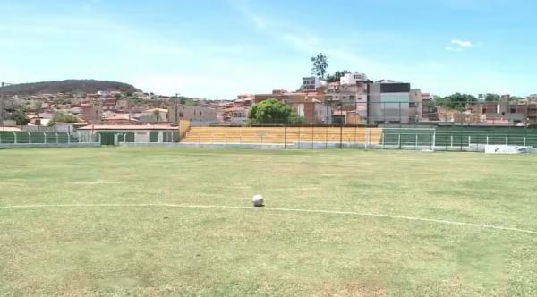 Est&aacute;dio Helv&iacute;dio Nunes, em Picos.(Imagem: Rede Clube)