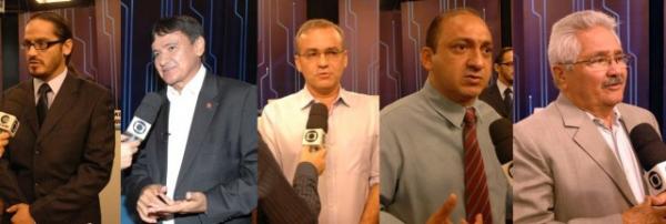 Candidatos elogiam debate da TV Clube e exaltam espaço democrático