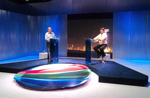 Silvio e Wilson frente a frente no debate da TV Meio Norte(Imagem:Divulga&ccedil;&atilde;o)