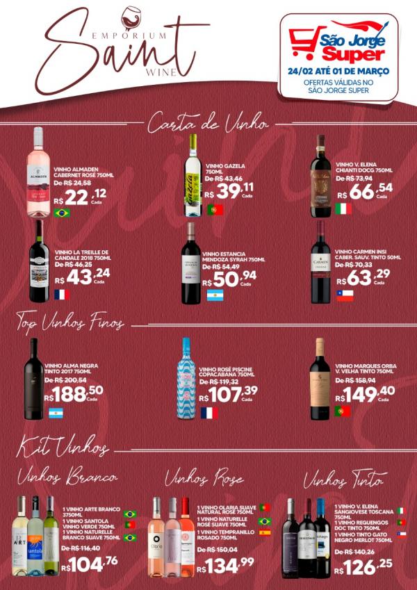 Confira as ofertas de carnaval do S&atilde;o Jorge Super(Imagem:Divulga&ccedil;&atilde;o)