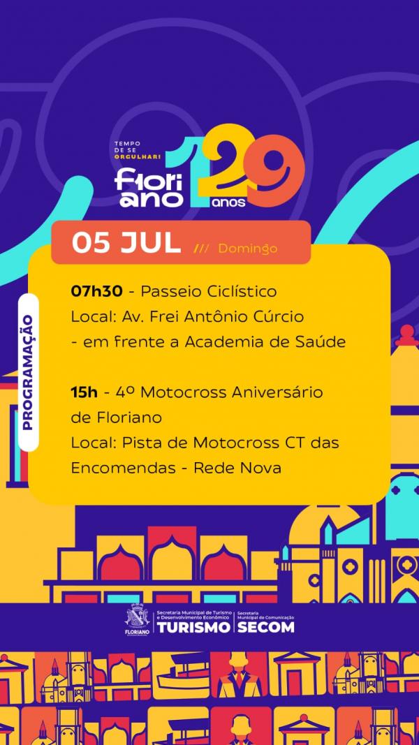 Floriano 129 anos (Imagem:Secom)