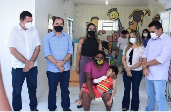 Dael Sousa, primeira crian&ccedil;a imunizada em Floriano(Imagem:Reprodu&ccedil;&atilde;o)