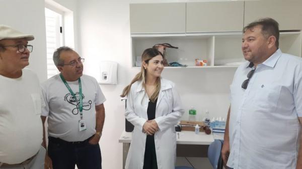 Conselho Regional de Medicina elogia estrutura e servi&ccedil;os da Policl&iacute;nica de Floriano.(Imagem:Divulga&ccedil;&atilde;o)