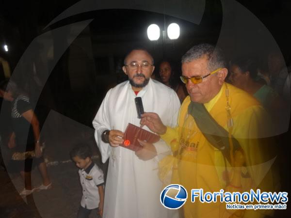 Missa marca encerramento do 13&ordm; Cerco de Jeric&oacute; na Par&oacute;quia Nossa Senhora das Gra&ccedil;as.(Imagem:FlorianoNews)