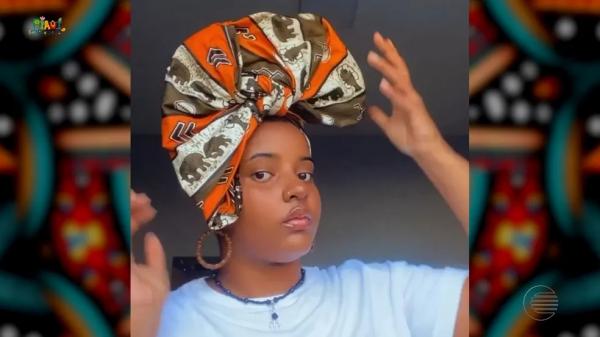  Cientista social e empreendedora, Joana Vitoria, criou p&aacute;gina para falar sobre cultura negra.(Imagem:Reprodu&ccedil;&atilde;o/TV Clube )