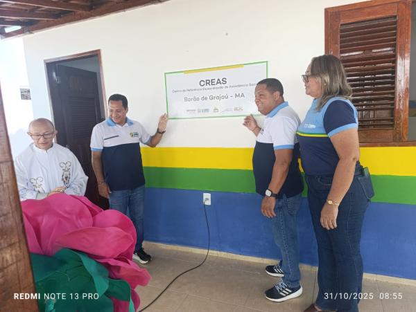 Barão de Grajaú inaugura CREAS e reforça compromisso com o cuidado e a dignidade das famílias.(Imagem:FlorianoNews)