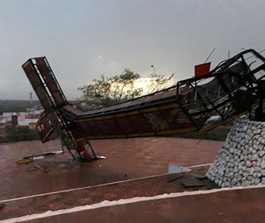 São Raimundo Nonato registra chuva de granizo e queda de Cruzeiro; assista vídeo