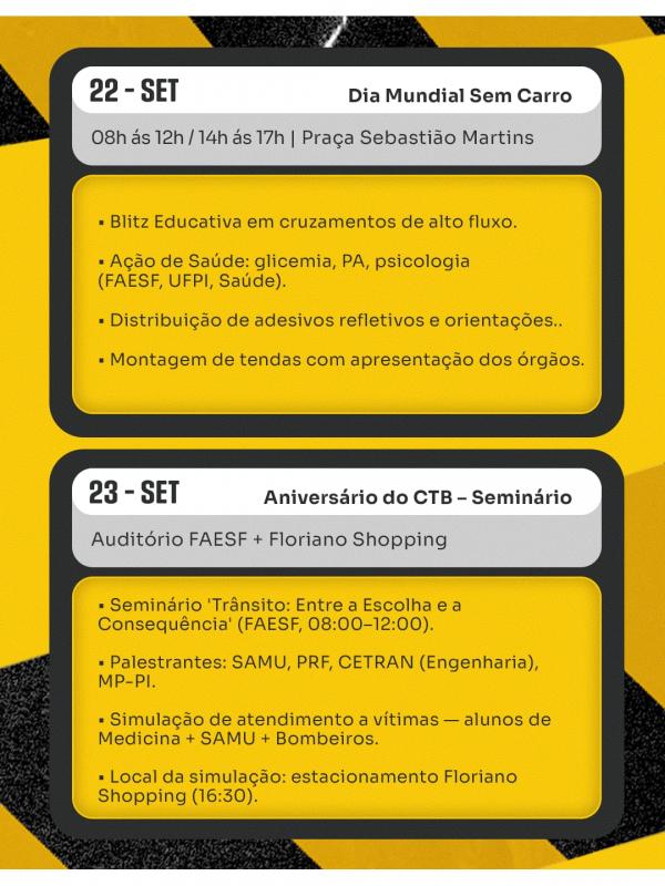 Semana Nacional de Trânsito 2026(Imagem:Divulgação)