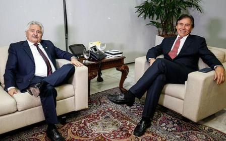 Elmano se reúne com presidente em exercício no Palácio do Planalto