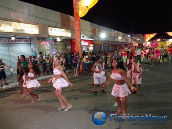 Cores, brilhos e samba no p&eacute; marcaram os desfiles das escolas de samba.(Imagem: FlorianoNews)