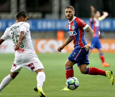 Bahia vence e mantém o Flu preocupado com rebaixamento