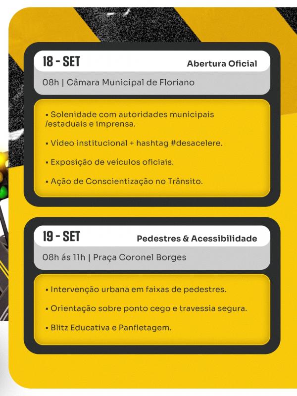 Semana Nacional de Trânsito 2026(Imagem:Divulgação)