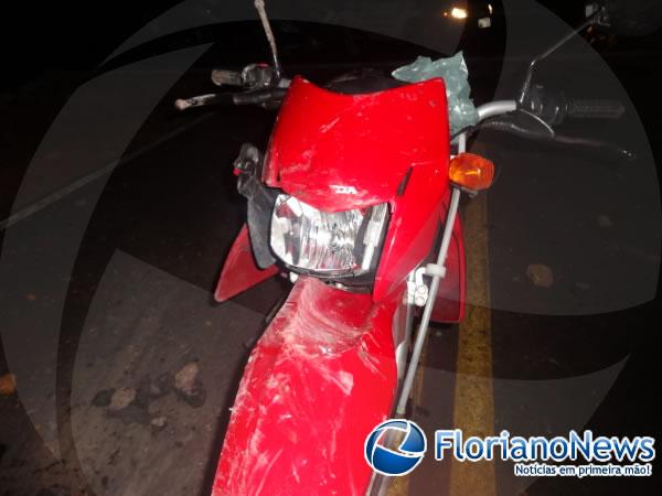 Acidente de moto deixa v&iacute;tima fatal na estrada que liga Floriano a Jerumenha.(Imagem:FlorianoNews)