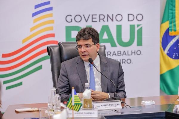 Governador Rafael Fonteles(Imagem: Gabriel Paulino)