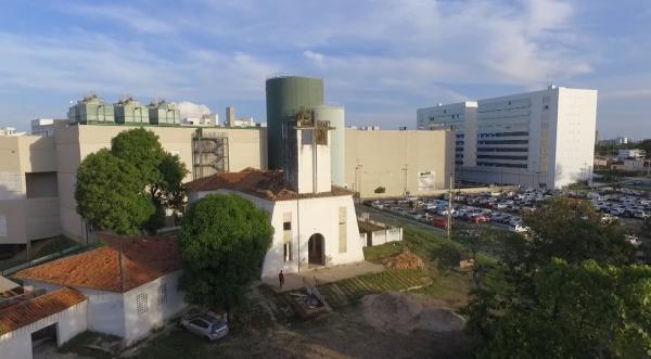 Capela do Sanat&oacute;rio Meduna, em Teresina.(Imagem: TV Clube)