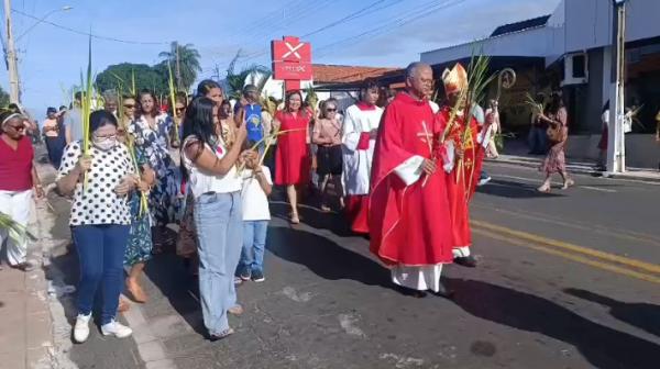 Domingo de Ramos abre a Semana Santa com celebração em Floriano.(Imagem:Divulgação)