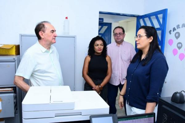 Equipe da Prefeitura realiza visita técnica à reforma do CAPS II(Imagem:Secom)