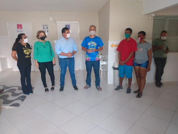 Equipe da Secretaria Municipal de Sa&uacute;de(Imagem:FlorianoNews)