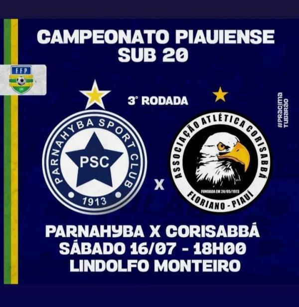 Corisabbá enfrenta o Parnahyba pelo Campeonato Sub-20
