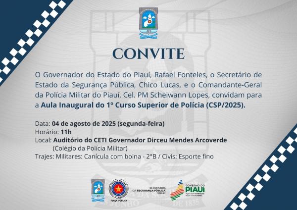 Polícia Militar do Piauí inicia 1º Curso Superior de Polícia na segunda (4)