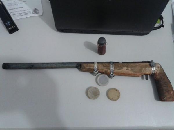 Polícia Civil apreende menor com arma de fogo em Barão de Grajaú.(Imagem:Polícia Civil)