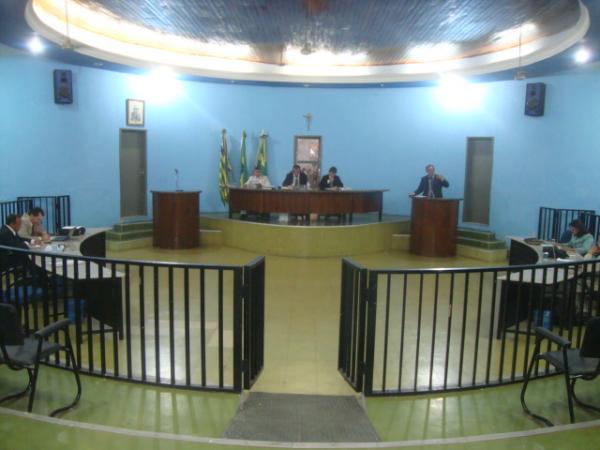 sess&atilde;o na c&acirc;mara municipal de Floriano(Imagem:reda&ccedil;&atilde;o)