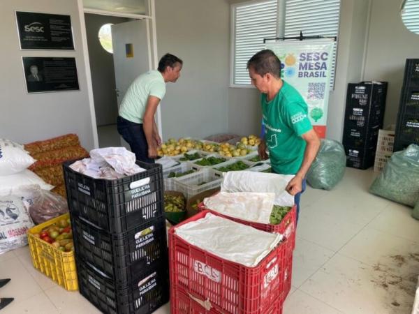 Associação de Produtores de Alho doa 2.5 toneladas de alimentos ao Sesc Mesa Brasil(Imagem:Divulgação)