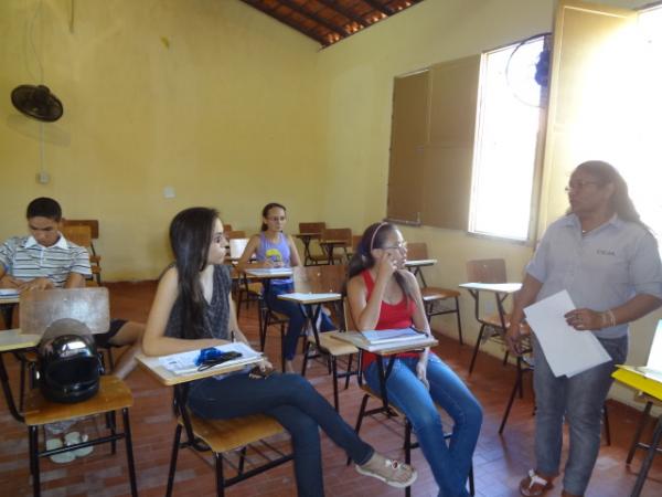 Iniciada aulas do curso preparat&oacute;rio para o Enem do Programa Mais Saber.(Imagem:FlorianoNews)
