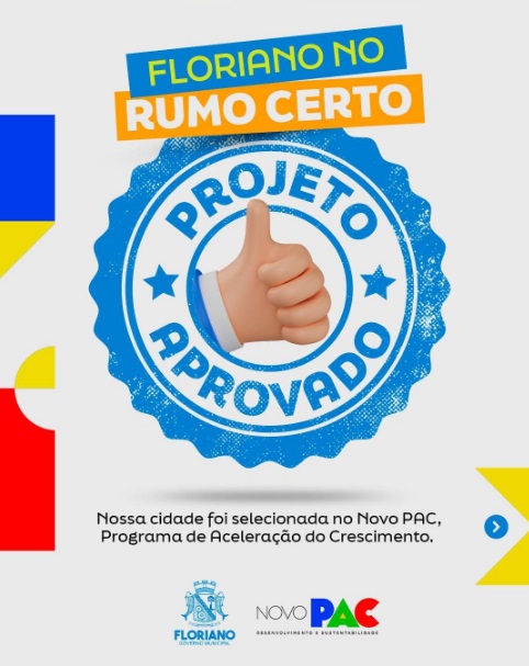 Floriano aprova quatro projetos cruciais em educação, esporte e cultura pelo Novo PAC Seleções