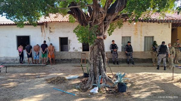 Polícia Militar realiza operação integrada e prende integrantes do Bonde dos 40 em Nazaré do Piauí e Floriano(Imagem:Divulgação)