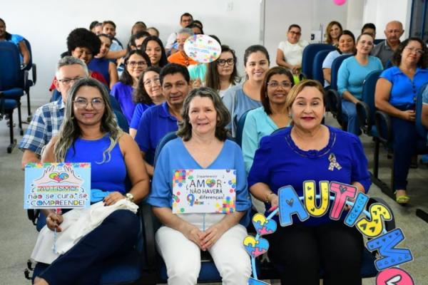 Abril Azul: Educação de Floriano promove ação para fortalecer a inclusão de crianças autistas(Imagem:Secom)